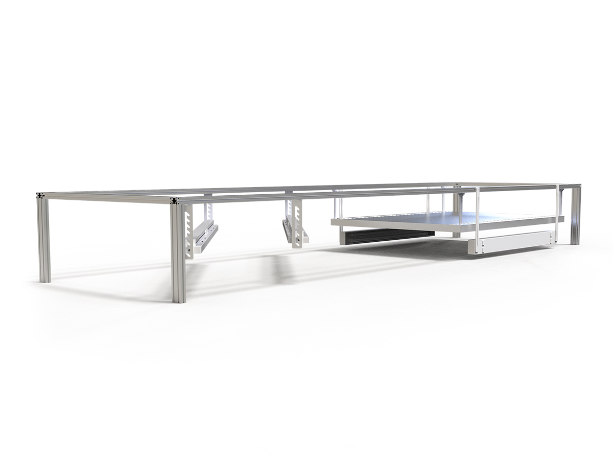 Flatbed lineam institutionem instrumenti